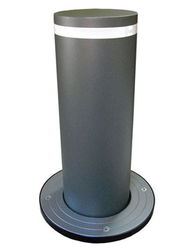Pilonas escamoteables automaticas, bolardos de seguridad, semiautomaticas, mobiliario urbano, corona de leds, pilona luminosa